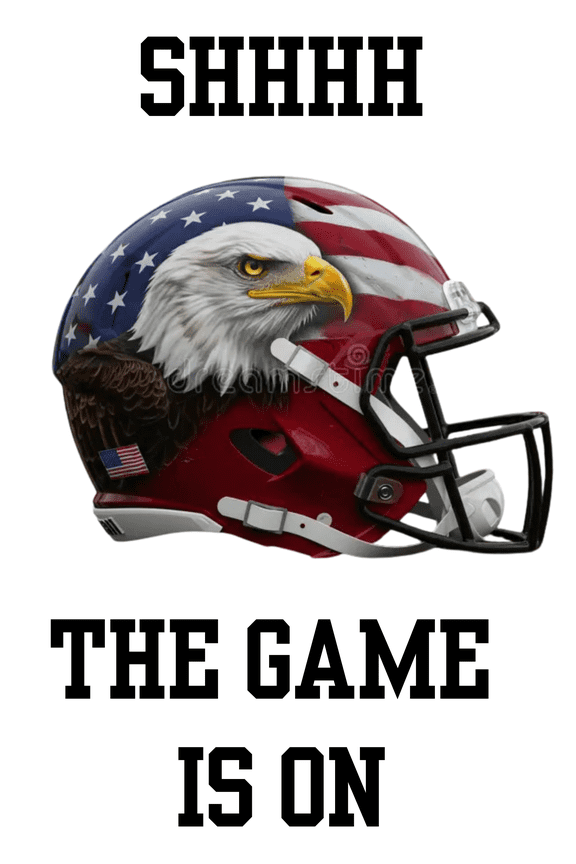 Football Fan Socks SHHHH, The Game Is On (Team Color Options)