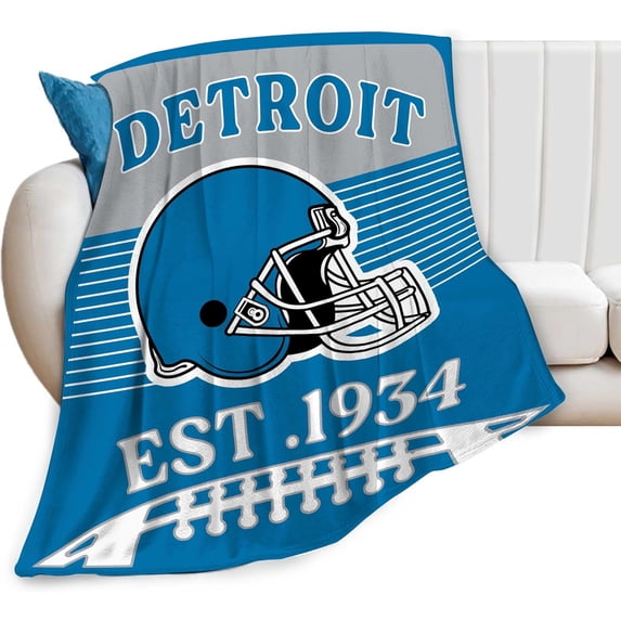 Football Fans Blanket Football Team Throw Blanket City Classic Flannel Blanket Plush Lightweight Soft Cozy Warm Fuzzy Fleece Football Gifts for Men Bedroom Decor Sofa Couch Bed 60"X50"