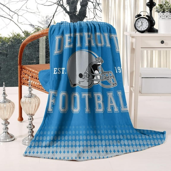 Football Fans Blanket Gifts for Football Fans City Classic Football Throw Blanket Football Gifts for Men Women Fan Lightweight Cozy Plush Flannel Fleece Travel Bedding Blanket 50" X 60" Inches