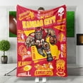 thumbnail image 1 of Football Fans Blanket,Sports Flannel Throw Blanket Lightweight Travel Throw Blanket for Men Women Football Fans Gifts 50x60, 1 of 5