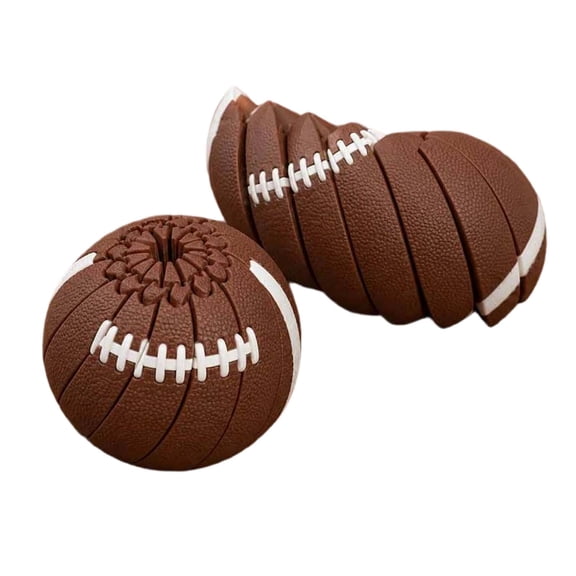 Football Fidget Ball, 3D Printed Chain Link Fidget Ball, Twisted spheres stress Relief Ball For Adults With Anxiety Relief