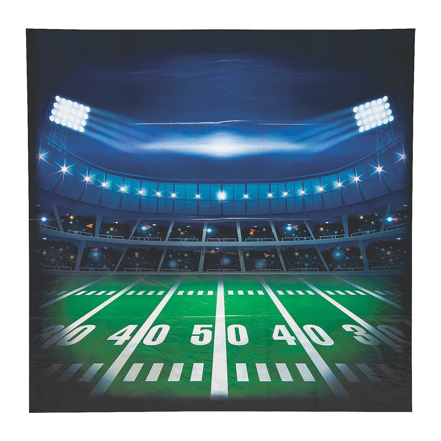 Football Field Backdrop Banner - Party Decor - 1 Piece