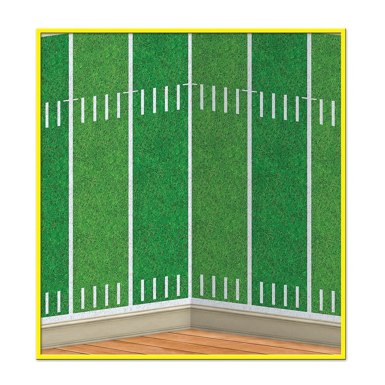 SHINDIGZ Party Decoration Accessory Football Field Backdrop Insta Theme 4' X 30' Pack Of 6