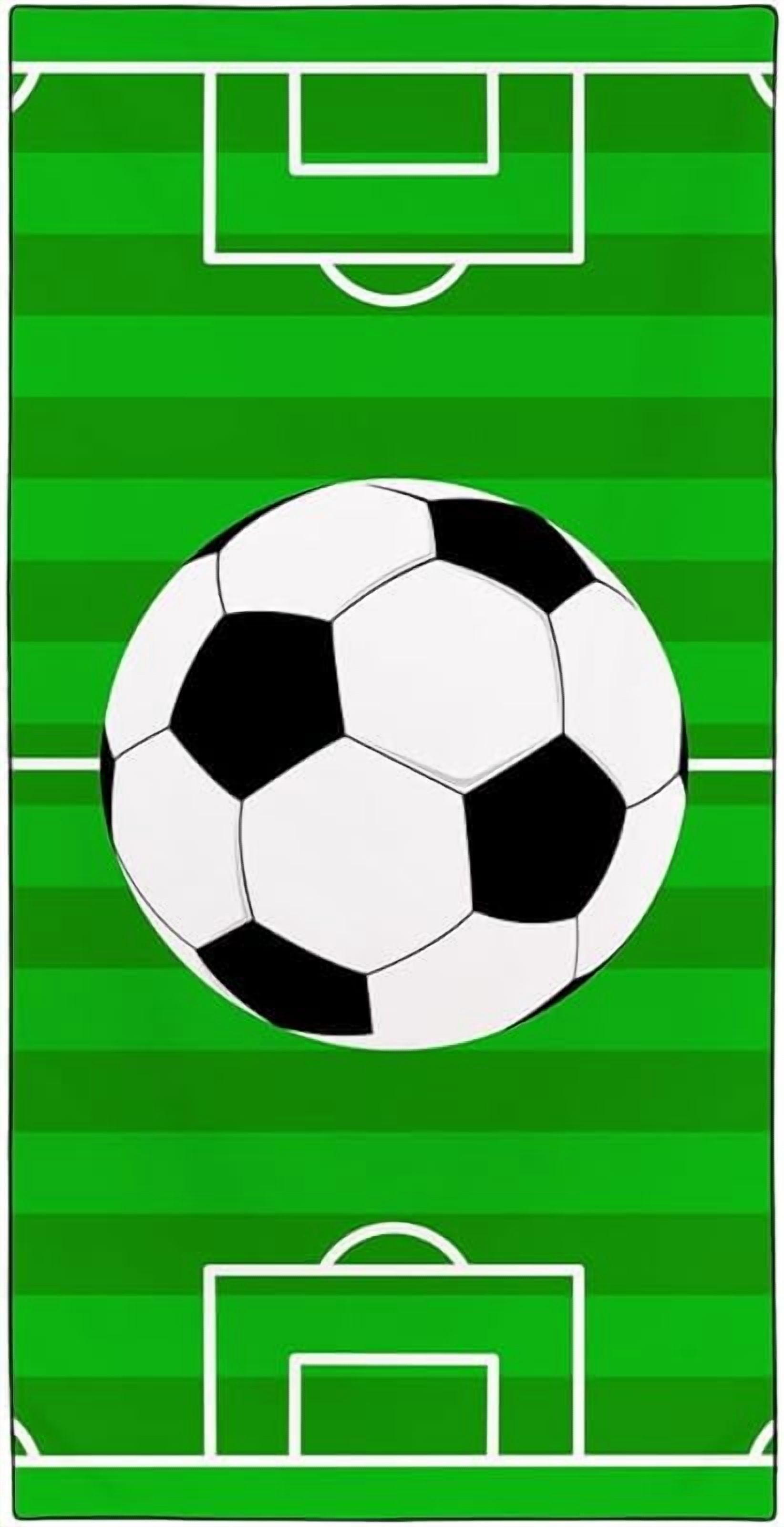 Football Field Beach Towel Oversized 71x36IN Quick Dry Sand-Free Soccer Field Towels for Swim Camping Travel