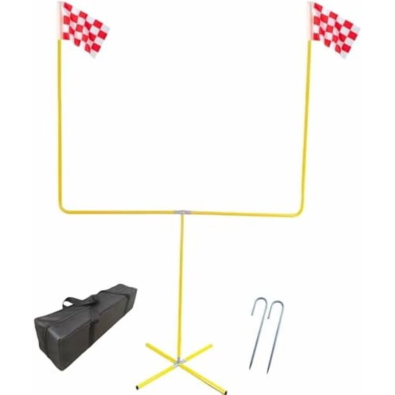 Football Field Goal Post - 8.6 ft x 6 ft Steel Tube Frame - Adjustable Height Kicking Goals for Backyard - Youth/Kids/Adults$$Sport & Recreation Other