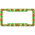 thumbnail image 1 of Football Field Pattern License Plate Frame, 1 of 1