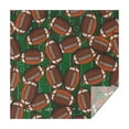 thumbnail image 1 of Football on Field Pattern Square Tablecloth,Waterproof Square Table Cover,Wipeable Spillproof Washable Table Cover for Home Kitchen Party Decor 42"X42"(107x107cm), 1 of 6