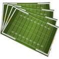 thumbnail image 1 of Football Field Placemats for Kitchen Dining Table Set of 4 A Grass Textured American Linen Washable Heat Resistant Place Mats, 1 of 3