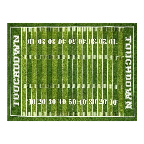 Football Field Touchdown Image Edible Cake Topper Frosting Sheet