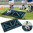 thumbnail image 1 of Football Footstep Training Mat for All Levels：Agility Training Mat，Non-Slip Silent Equipment for All Ages to Improve Speed，Strength and Coordination(Large), 1 of 9
