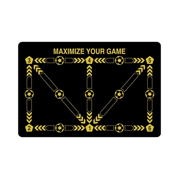 Football Footstep Training Mat, Non-Slip Footstep Training Mat, Soccer Train Mat for All Levels,for All Ages 60x90cm B