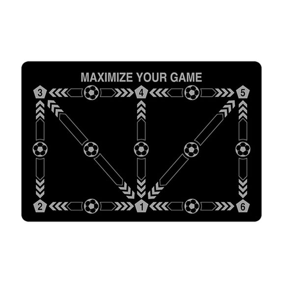 Football Footstep Training Mat, Non-Slip Footstep Training Mat, Soccer Train Mat for All Levels,for All Ages 60x90cm D