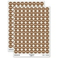 thumbnail image 1 of Football Fun Text 200+ Round Stickers - Brown - Matte Finish - 0.50" Size, 1 of 3