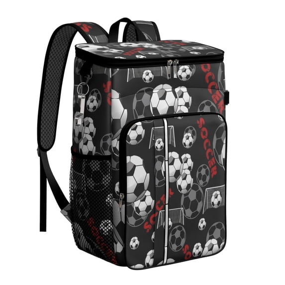 Football Game Day Backpack Cooler, Leakproof Insulated Bag for Athletes and Sports Lovers