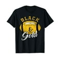 thumbnail image 1 of Football Game Day Black And Gold Costume For Football Lover T-Shirt, 1 of 5