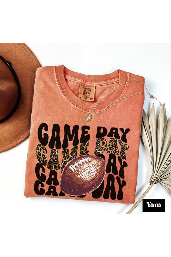 Football Game Day Gameday Graphic T-Shirt All Size S-3XL