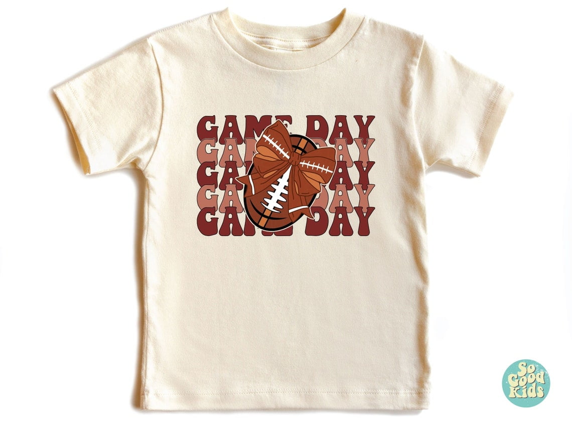 Bailey Boys Pants Set - Red Football Game Day Shirt main image 1