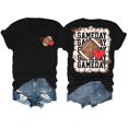 thumbnail image 1 of Football Game Day Shirt Game Day Coquette T-Shirt, 1 of 6