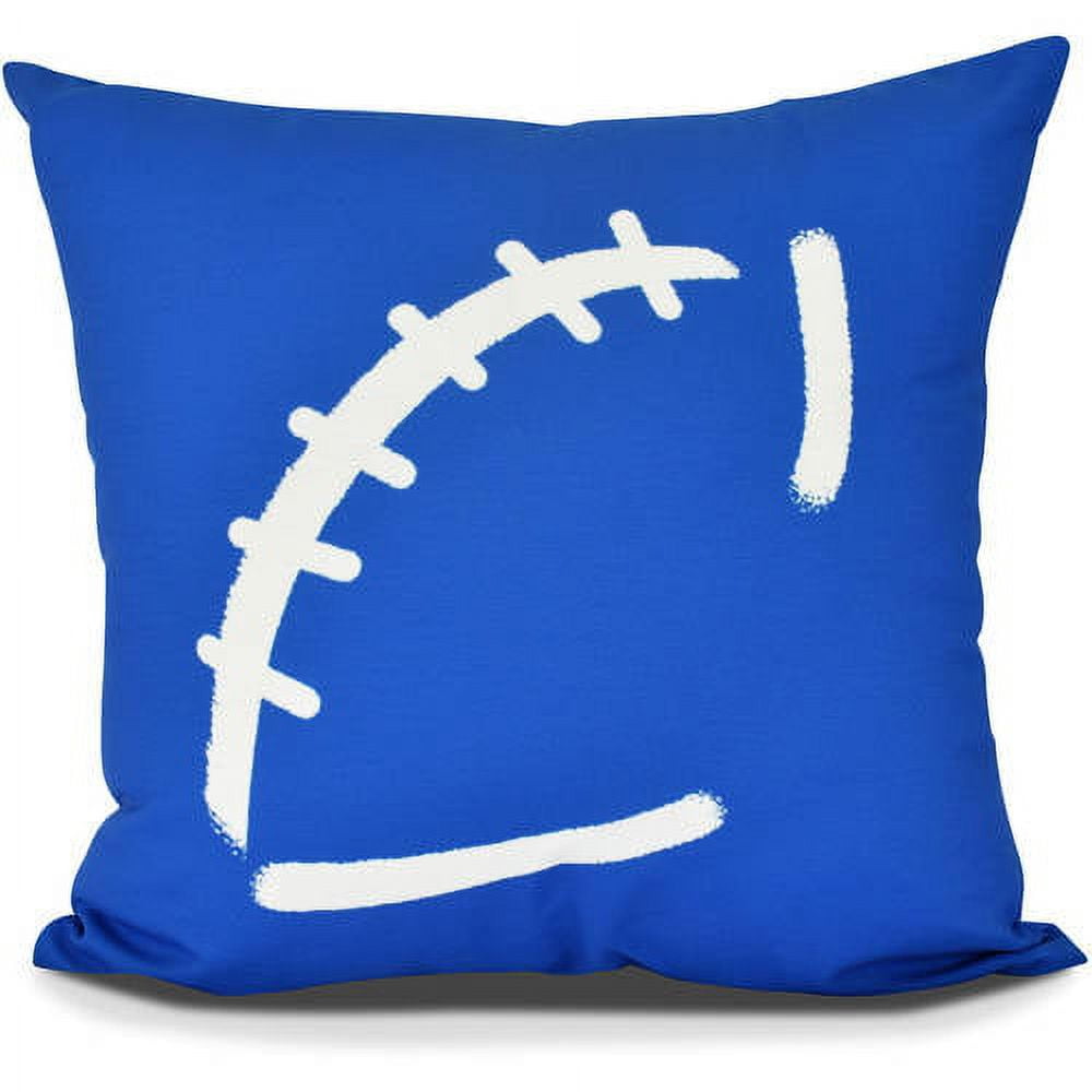 Football Geometric Print Outdoor Pillow
