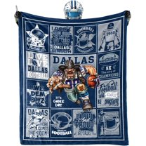Football Gifts, Football Blanket Gifts For Boys Men Women Football Lovers, Football Fans Team Color Blanket, Football Coach Gifts, Football City Gifts Ideas For Sofa Bed Couch Throw Blanket 60"X50"