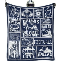 Football Gifts Ideas for Men, Football Throw Blanket Gifts for Men Women Boys Kids, Football Fans Flannel Blanket 60"X50"