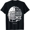 thumbnail image 1 of Football Gifts Men Boys I Can Do All Things Philippians 4:13 T-Shirt Black 2X-Large, 1 of 4