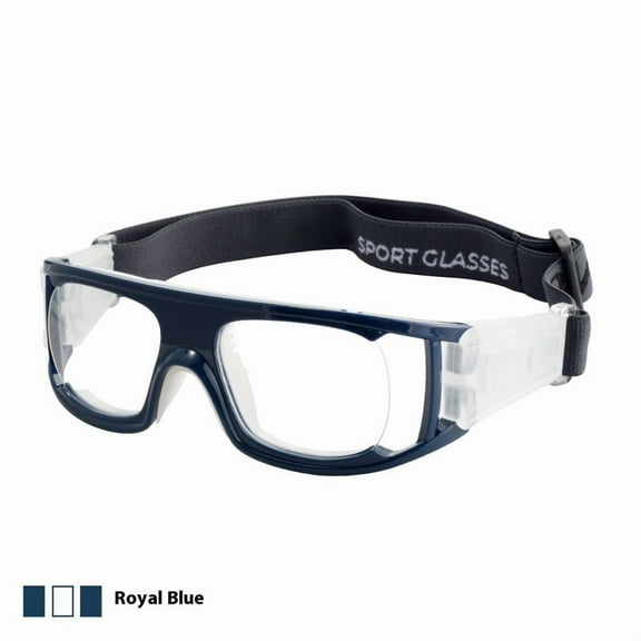 Football Glasses Cycling Sports Resistant Goggles Shockproof Basketball Eyewear Men Athletic Glassesroyal blue