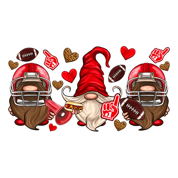 Football Gnomes Great Gift Idea Decal Sticker 2 Pack 5 Inch Stickers S11731