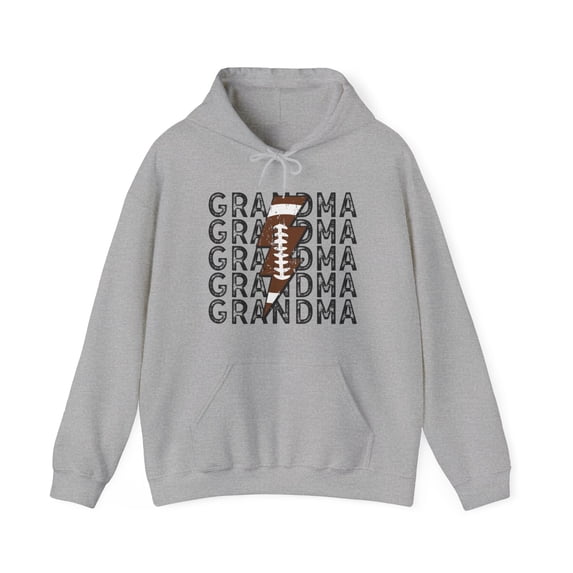 Football Grandma Hoodie, Gifts, Hooded Sweatshirt