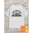 thumbnail image 1 of Football Grandma men 180G 100% Cotton white Classic Unisex Shirt Crewneck tshirts Vintage Unisex Shirt Cotton tshirts Vintage Unisex Shirt Short Sleeve tshirts, 1 of 7