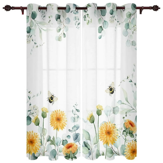 Football Grass Kitchen Living Room Curtain Youth Bedroom Window