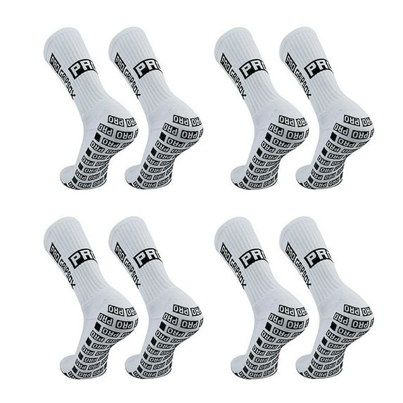 Football Grip Socks Anti-Slip Sports Socks for Men and Women 4-6 Pairs