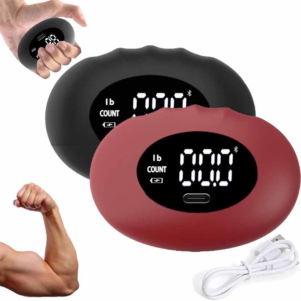 Football Grip Strength Tester, Portable Rechargeable Electronic Hand ...