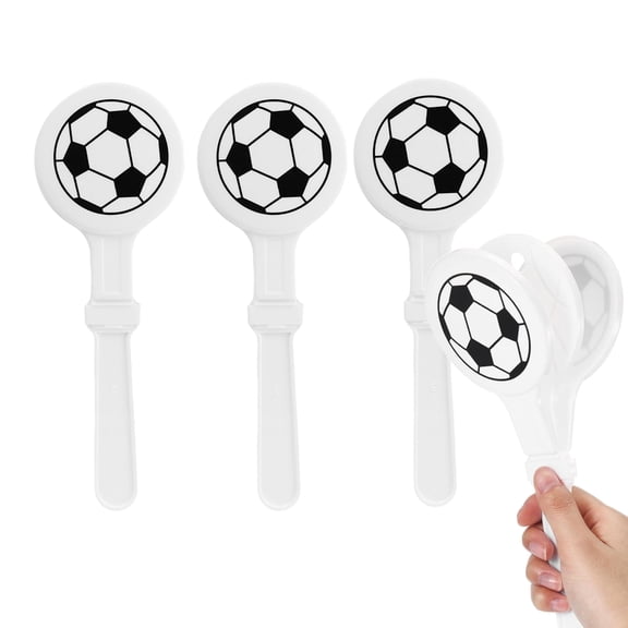 Football Hand Clapper for Adults, Plastic Cheering Slap Hands for Stadium Party Sports Event Atmosphere, Loud Clapping Noise Maker 3 Pcs