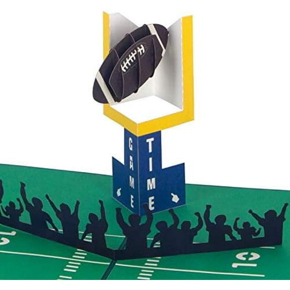 Football Handmade 3D Pop Up Card,Greeting Card,Birthday Card,Anniversary Card,Fathers Day Card,Sport Card,For Him,Men,Dad,Son,Boyfriend,Husband,Any Occasion,with Envelope$$Office