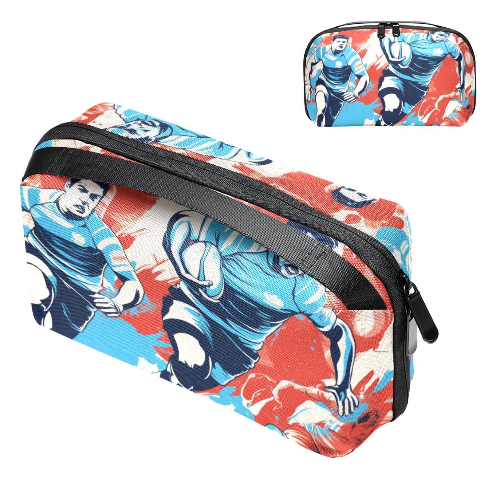 Football Hard Drive Case - Waterproof Oxford Fabric Digital Bag for ...