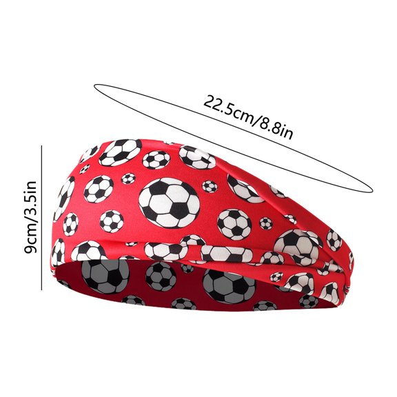Football Headband Sport Headband Athletic Headband Football Headband Soccer Headband Game Day Headwear Non Slip Sports Accessory forWomen Men Wide Color Selection Soccer Headband