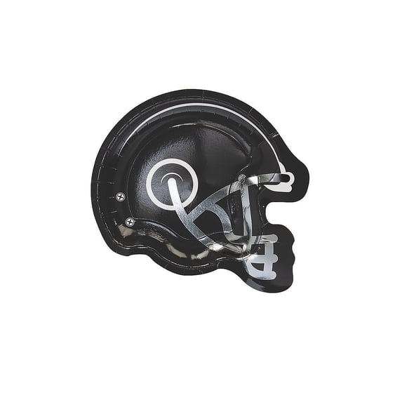 Football Helmet Dessert Plate - Party Supplies - 8 Pieces