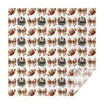 thumbnail image 1 of Football Helmets with Bows Pattern Square Tablecloth,Waterproof Square Table Cover,Wipeable Spillproof Washable Table Cover for Home Kitchen Party Decor 52"x52"(132x132cm), 1 of 6