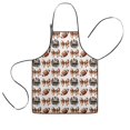 thumbnail image 1 of Football Helmets with Bows Pattern Kids Aprons for Girls and Boys,Adjustable Neck Strap Toddler Aprons for Kids Cooking Baking, 1 of 7