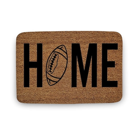 Football Home Door Mat, Sports Welcome Mat, Baseball Doormat, Home Decor; Welcome Mat; Outdoor Mat; Home Doormat,Indoor Doormat,Front Back Door Mat 17x30