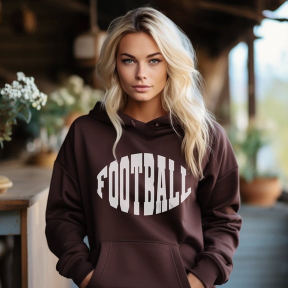 Football Hoodie, Football Sweatshirt, Women's Football Shirt, Sunday Football, Game Day Shirt, Tailgate Shirt, Women's Trendy Hoodie Sweatshirt All Size S-5XL