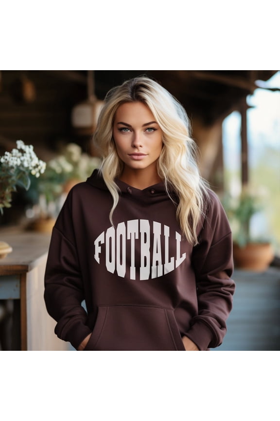 Football Hoodie, Football Sweatshirt, Women's Football Shirt, Sunday Football, Game Day Shirt, Tailgate Shirt, Women's Trendy Hoodie Sweatshirt All Size S-5XL