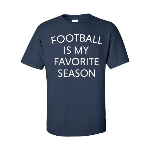 Football Is My Favorite Season Unisex Short Sleeve T-shirt-Navy-medium