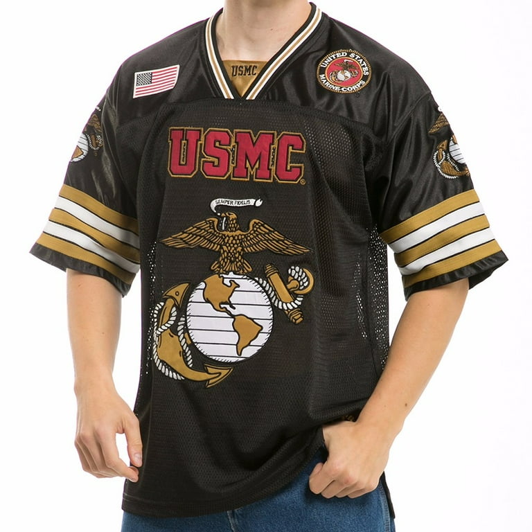 Football Jerseys, USMC, Black, L - Walmart.com