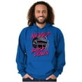 thumbnail image 1 of Football Jock Helmet Never Back Down Men's Big & Tall Graphic Hoodie Brisco Brands 2X, 1 of 5