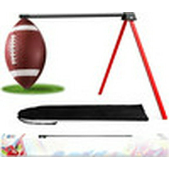 Football Kicking Tee, Portable Field Goal Kicking Holder Stand, Kickoff Tee Compatible with All Football Sizes, Football Training Practice Equipment for Adult & Youth