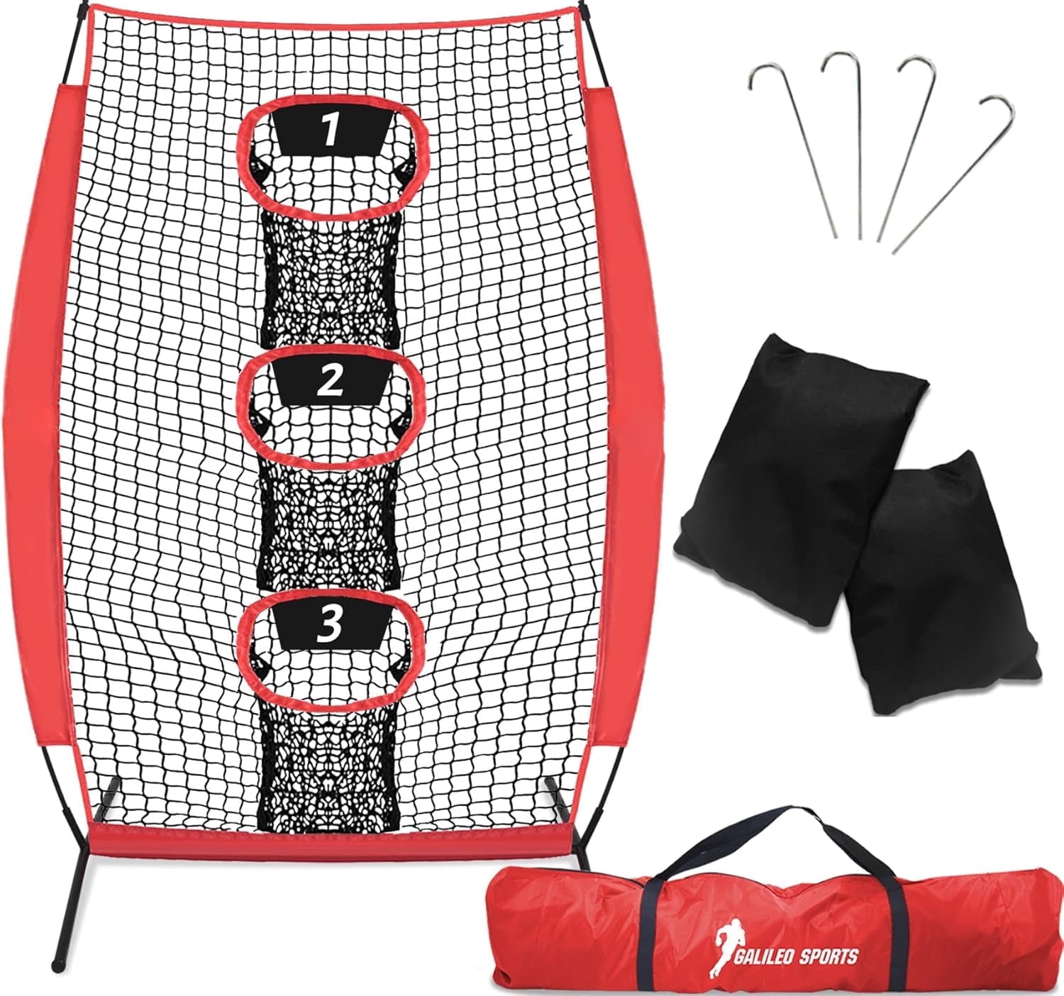 Kapler Lightweight Football Target Net, Quarterback Passing Practice ...