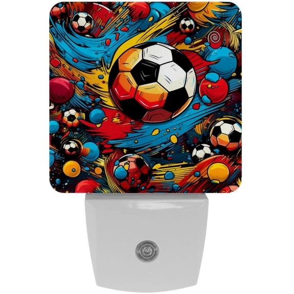 Football LED Square Night Light - Energy Efficient and Stylish Illumination for any Room