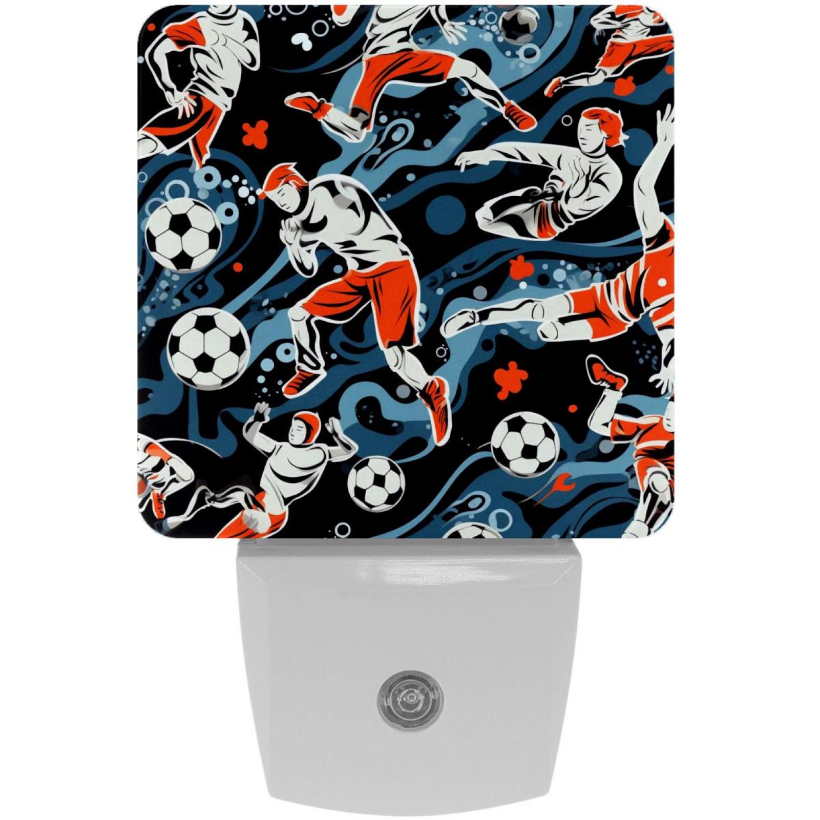 Football LED Square Night Light - Small and Bright Square-shaped LED ...